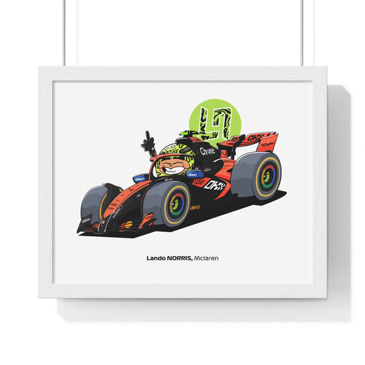 Lando Norris Framed Art Print